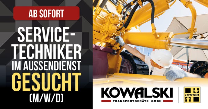 LinkedIn Grafik von Cretent f&uuml;r Kowalski Transportger&auml;te GmbH